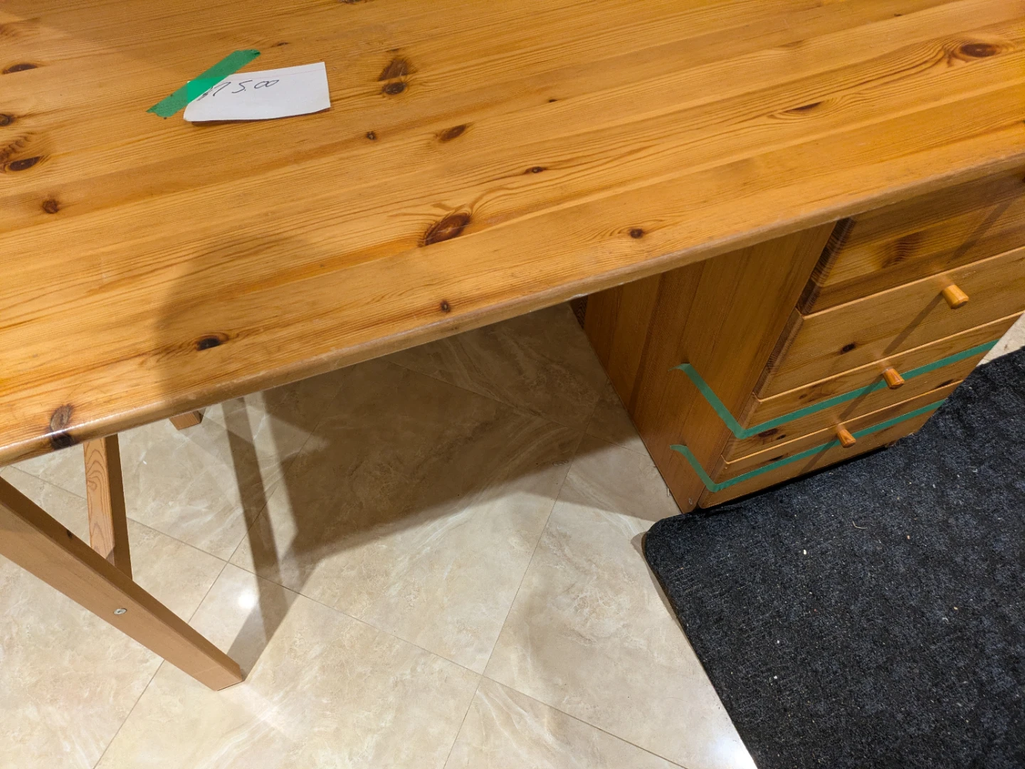 Solid oak Desk - photo 3