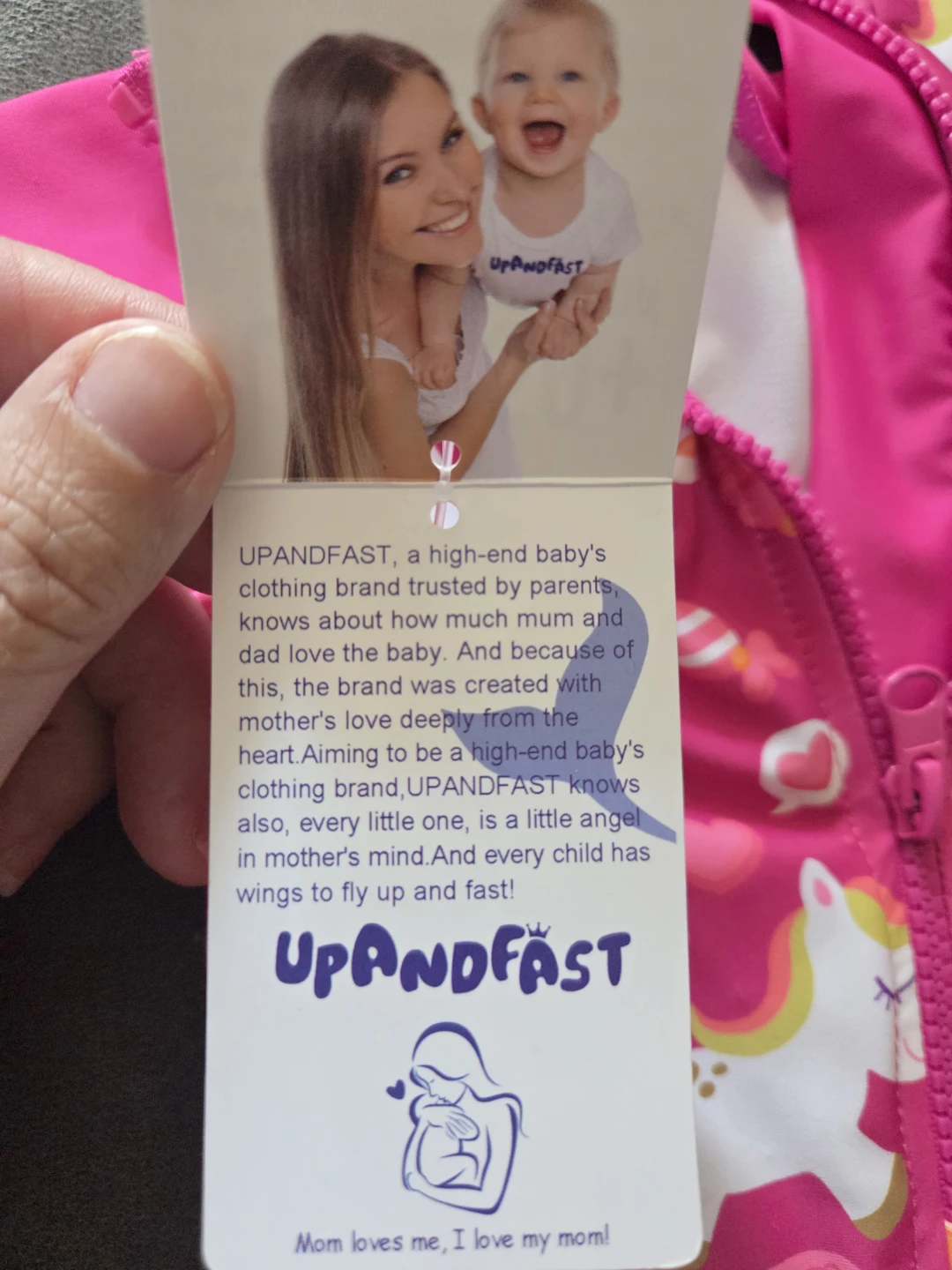UPF 50+ Baby Girl Swimsuit with Sun Hat - Candy Pony - photo 3