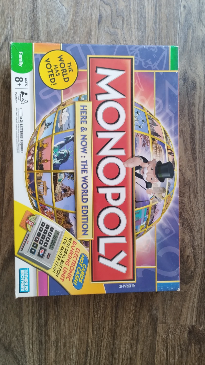 Monopoly Here & Now: The World Edition Board Game