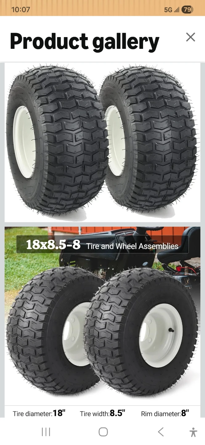 4-Lug AR-PRO Heavy-Duty Lawn Mower Tires (4-Pack) - photo 3