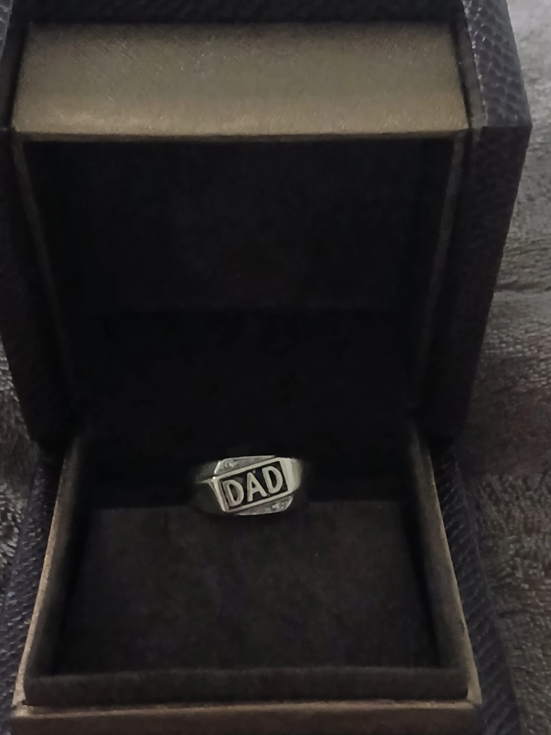 10k Gold ring with "DAD" inscription