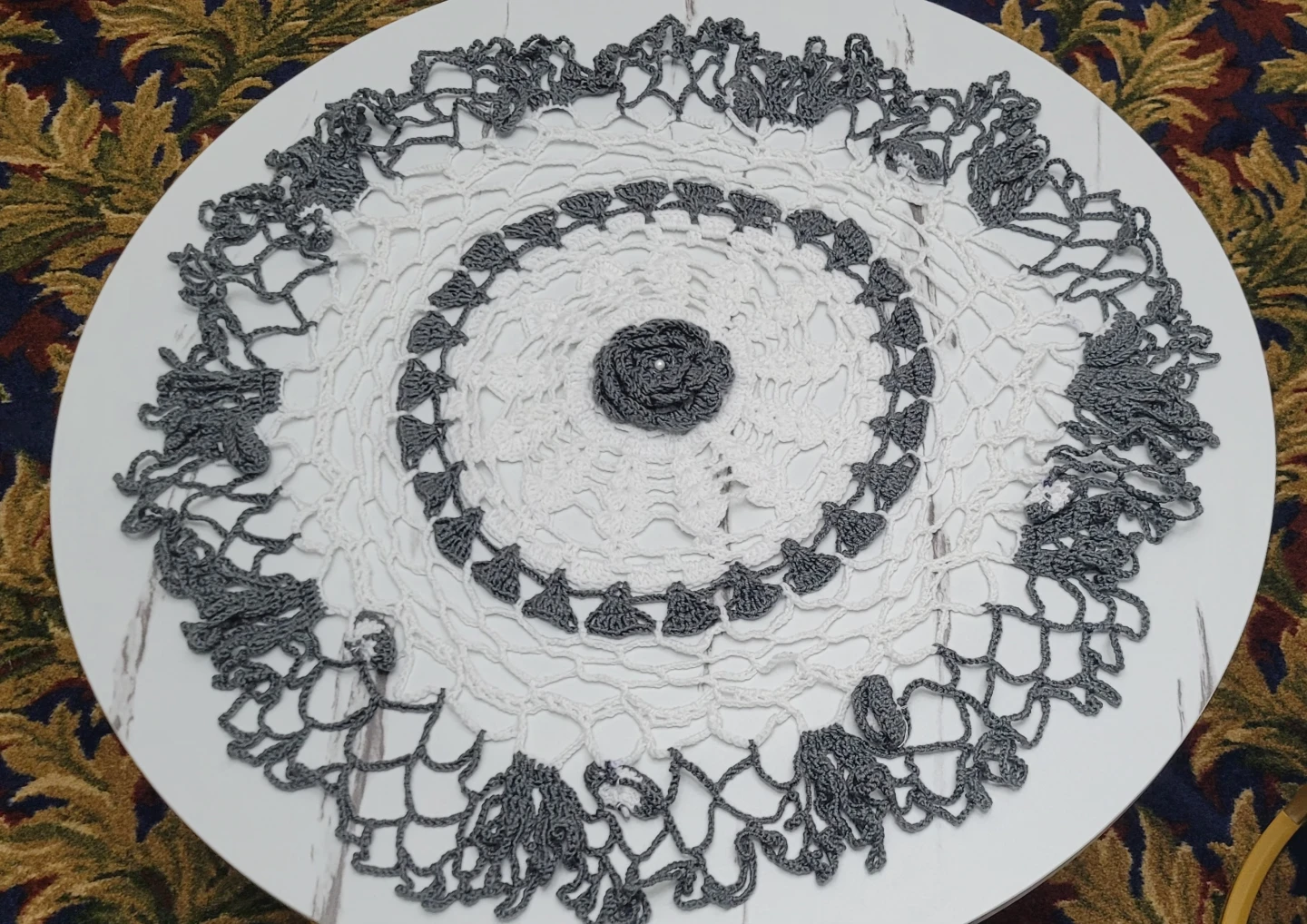 Handmade Crochet Doily Table Topper
