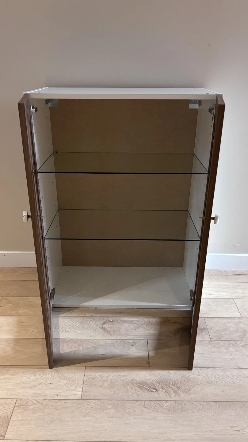 IKEA Wall Cabinet Walnut Frame - photo 2