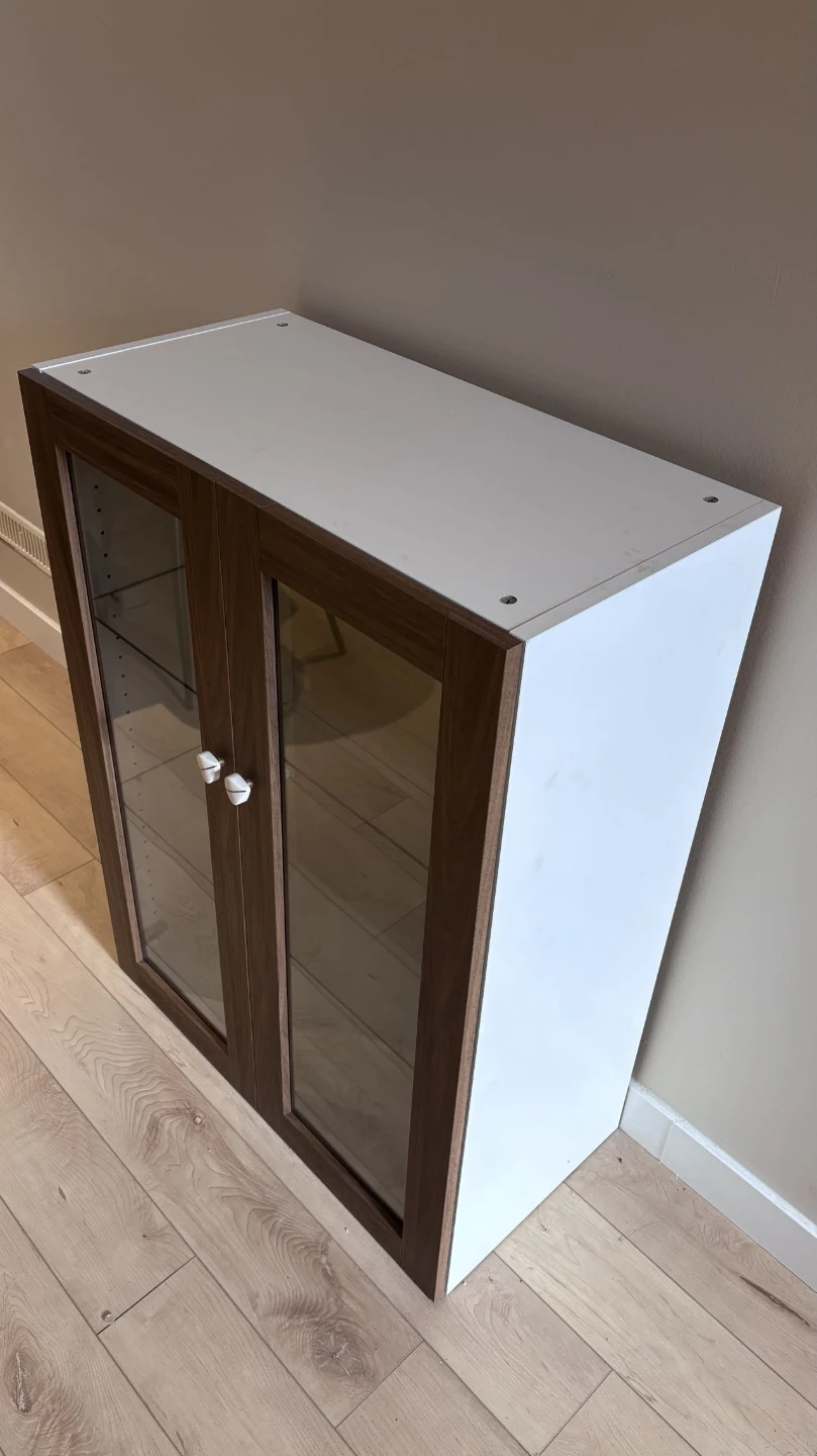 IKEA Wall Cabinet Walnut Frame - photo 3
