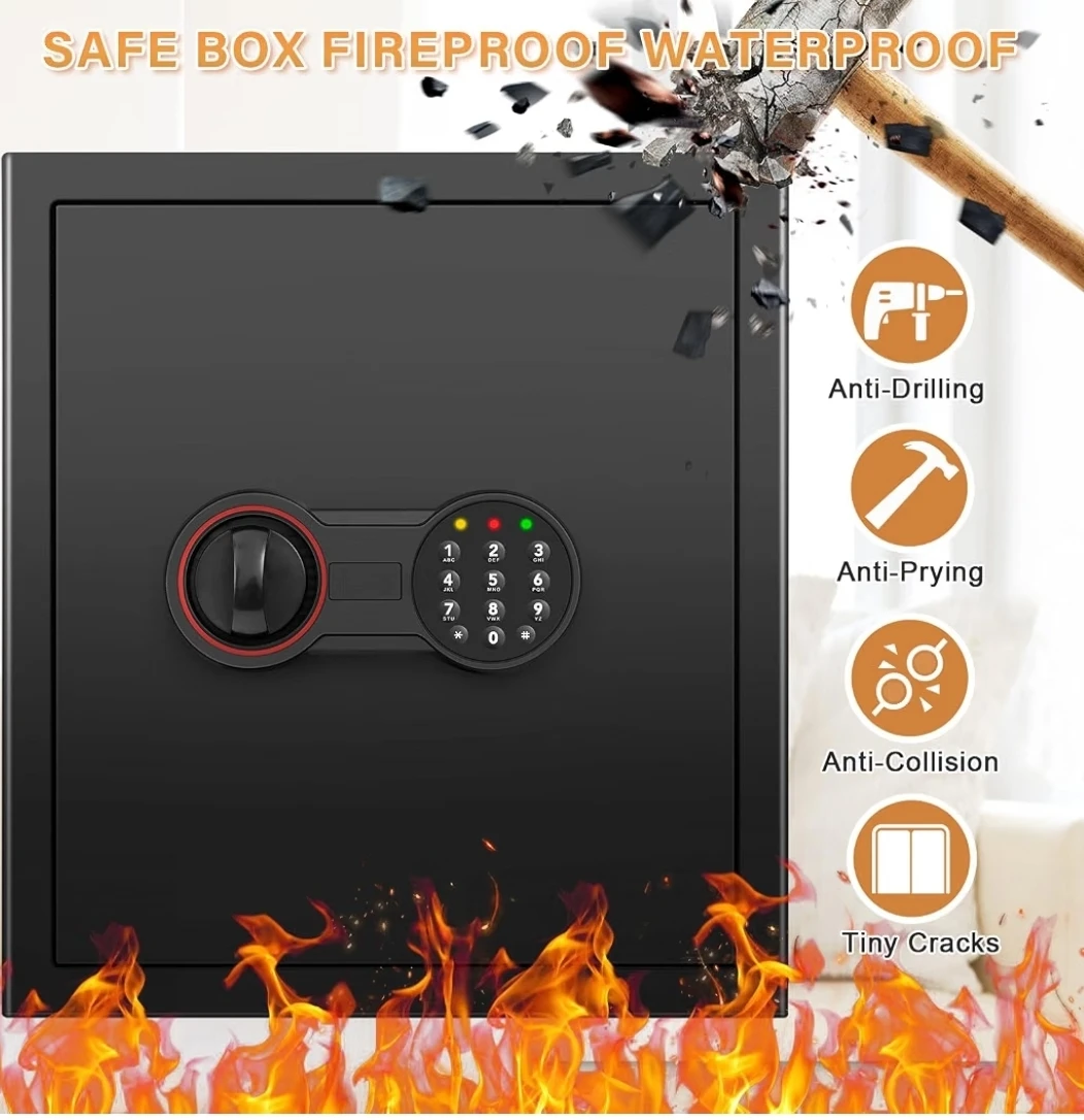 2.0 Cub Large Home Safe, Anti-theft Safe Box - photo 4
