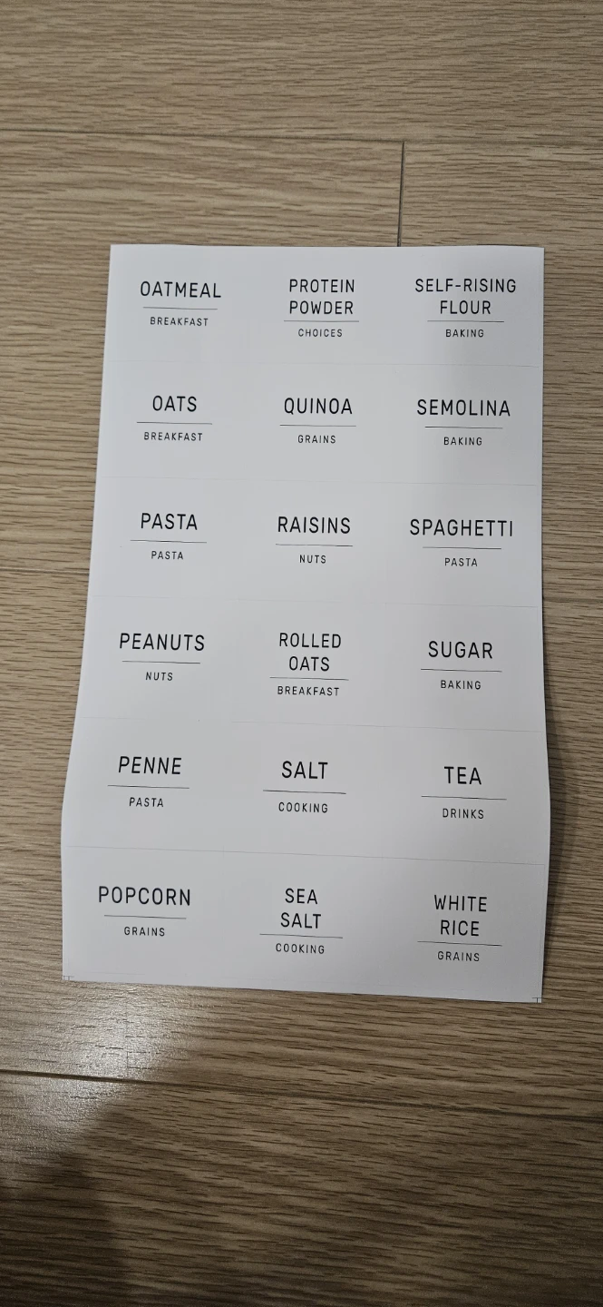 Kitchen Pantry Labels - Assorted Variety Pack - photo 4