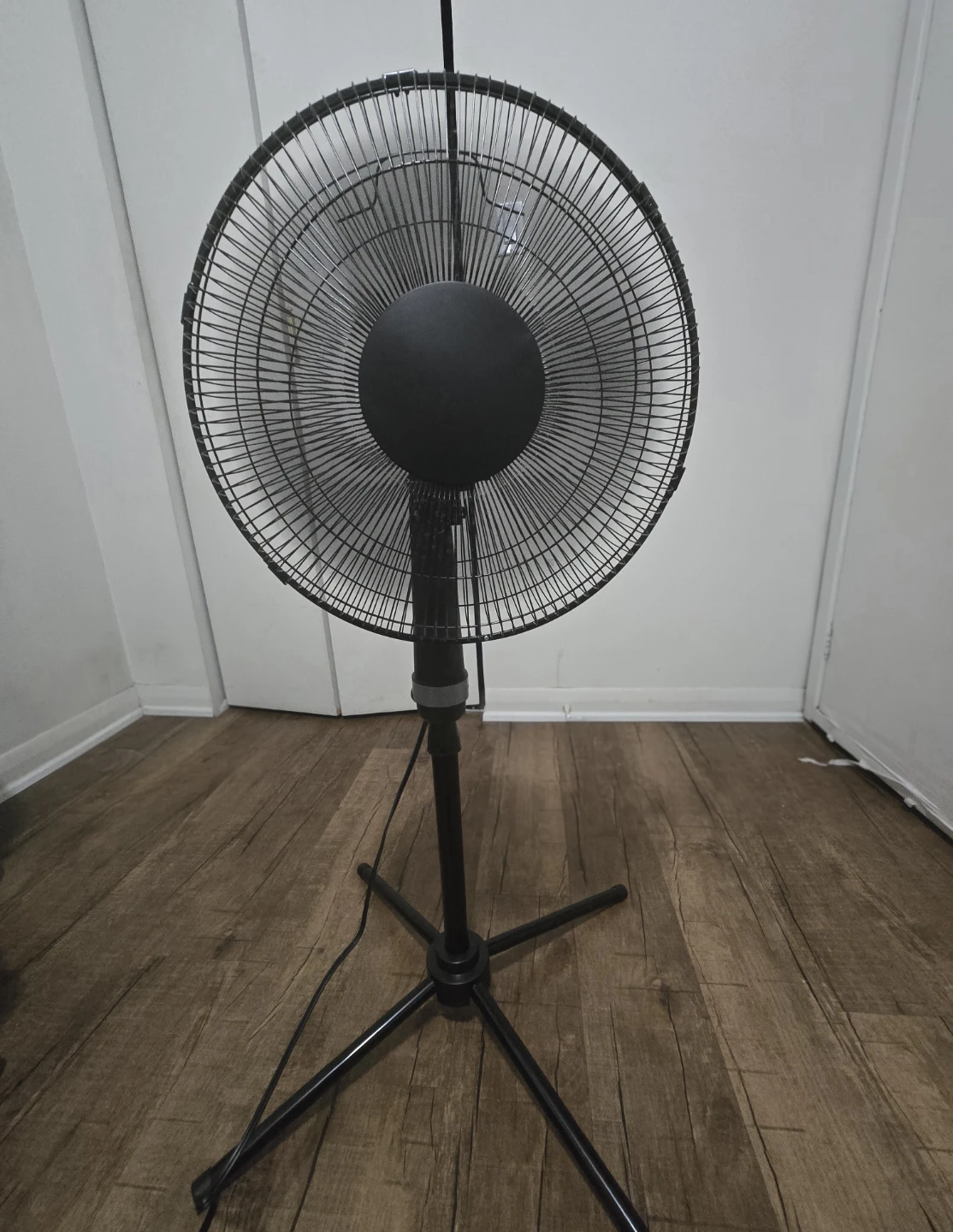 Black Oscillating Pedestal Fan