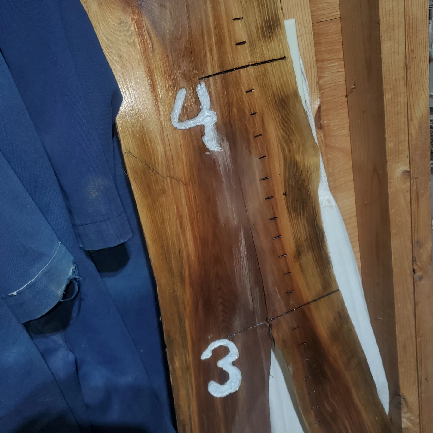 Wooden Growth Chart Ruler - photo 2