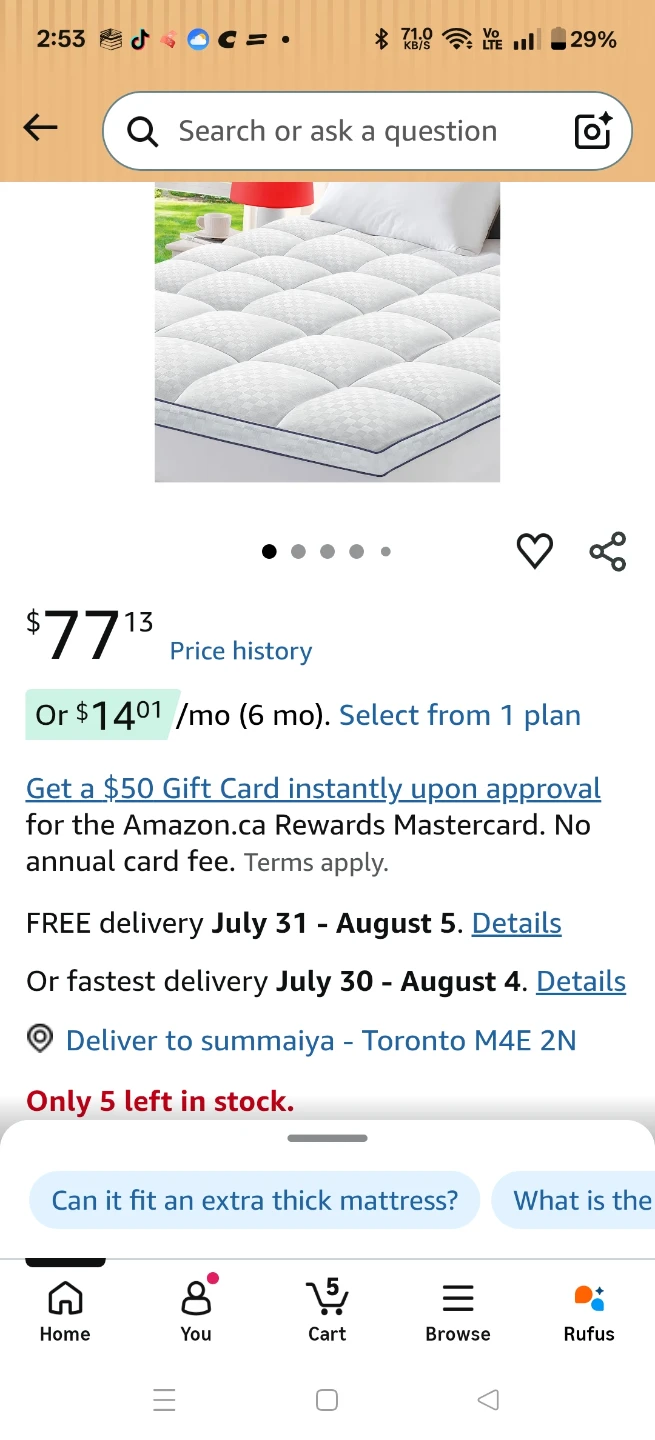 BedLuxury Mattress Topper