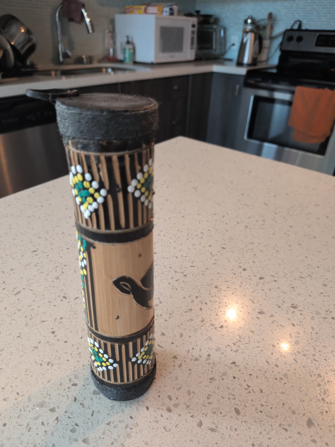 Bamboo Rainstick Musical Instrument