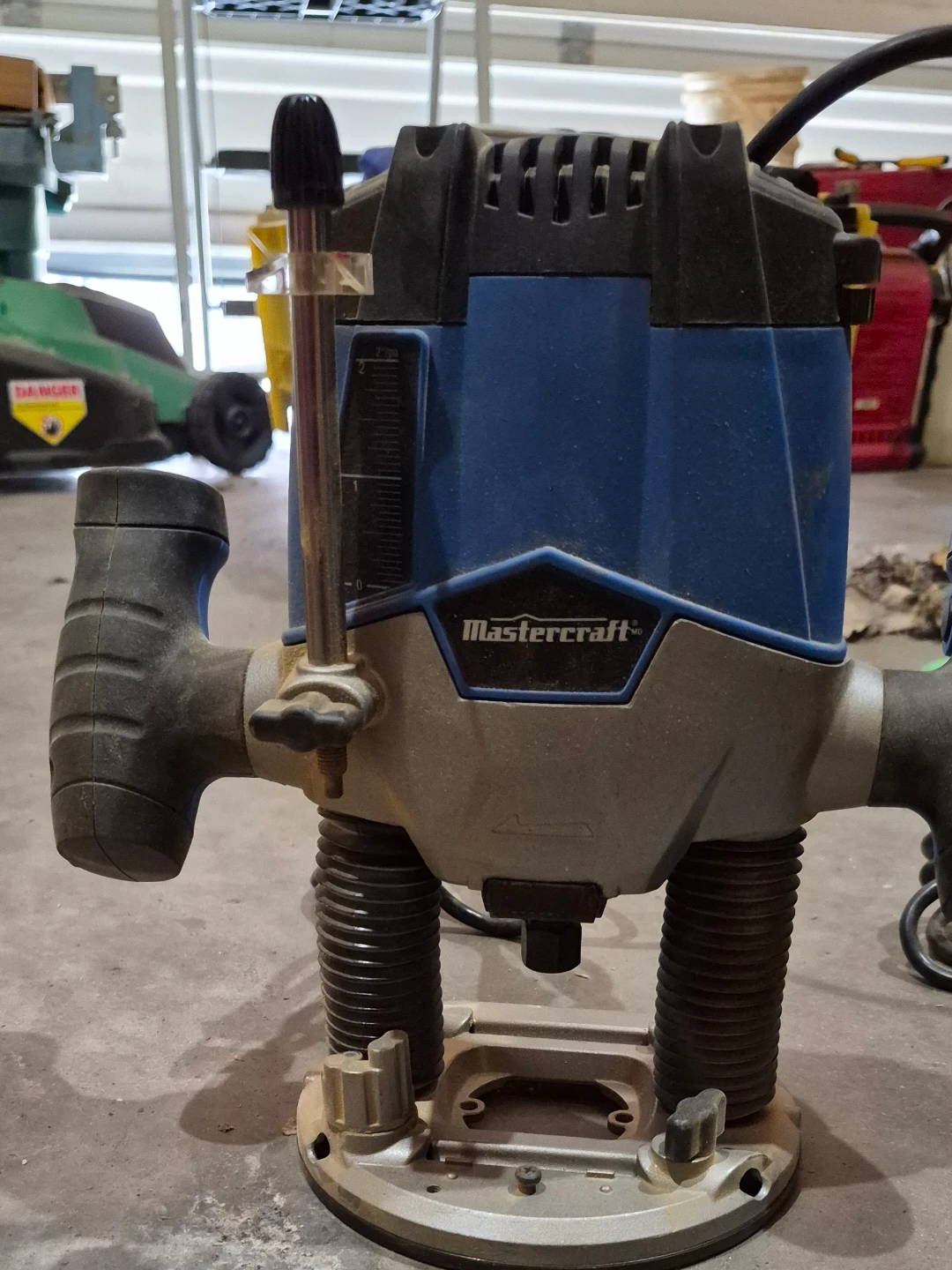 Craftsman Variable Speed Router and a Mastercraft Router.