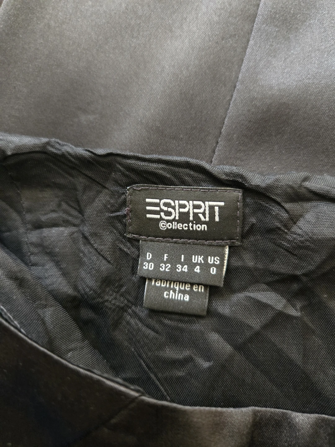 Esprit Black Satin Skirt - photo 2