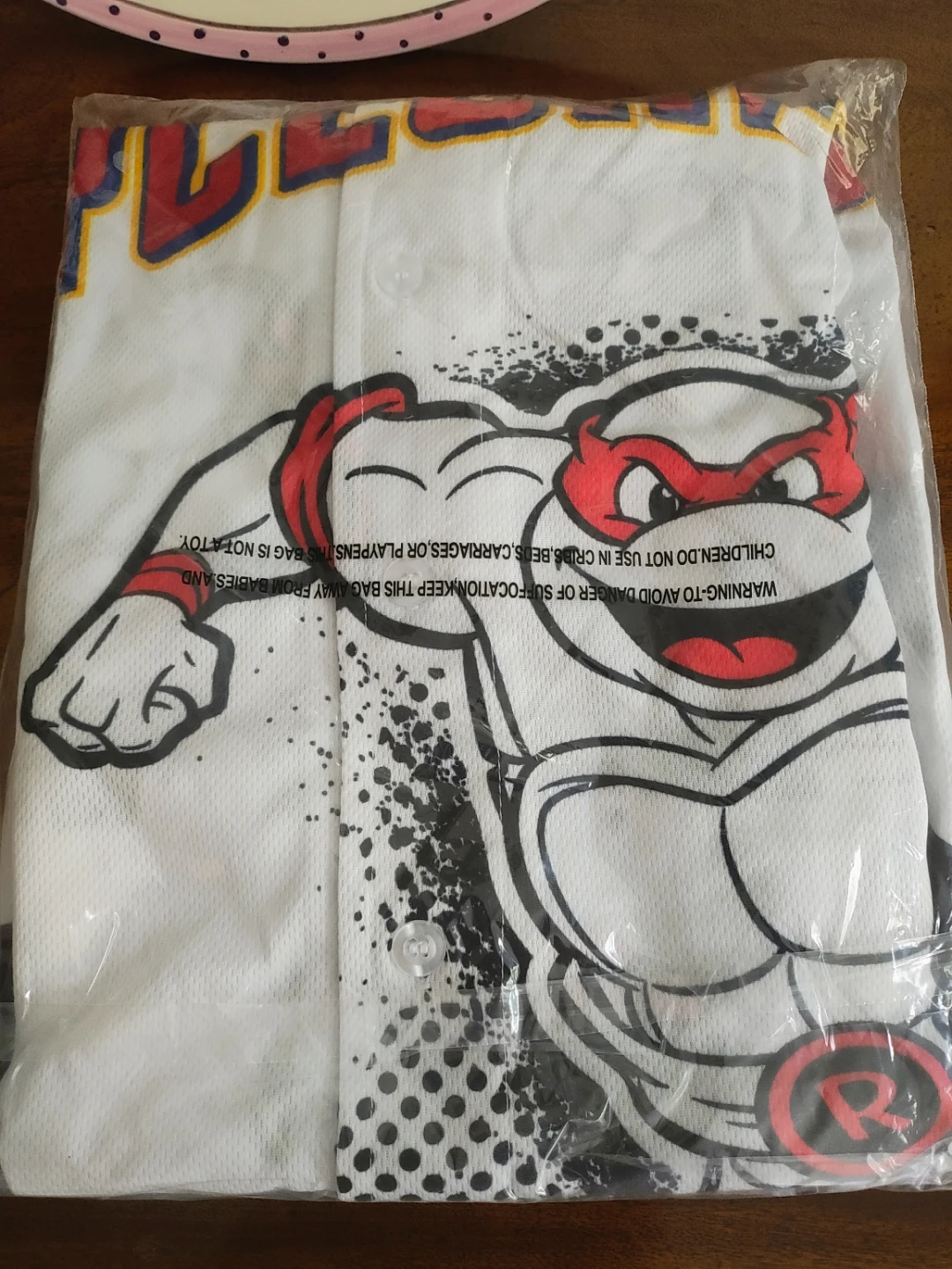 Teenage Mutant Ninja Turtles Baseball Jersey XL