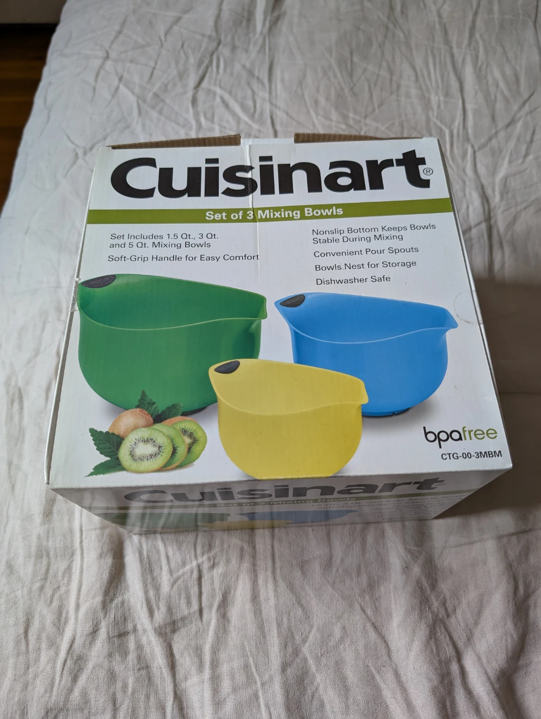 Cuisinart Set of 3 Mixing Bowls