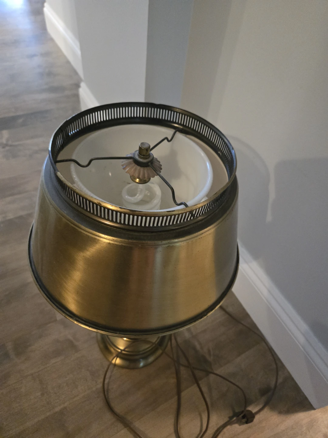 Vintage Brass Table Lamp - photo 3