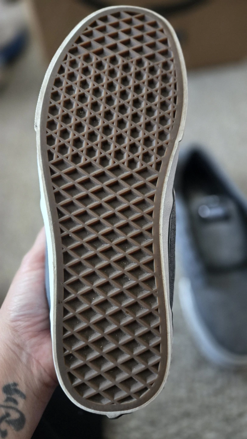 Vans Gray Canvas Low Top Sneakers - photo 2