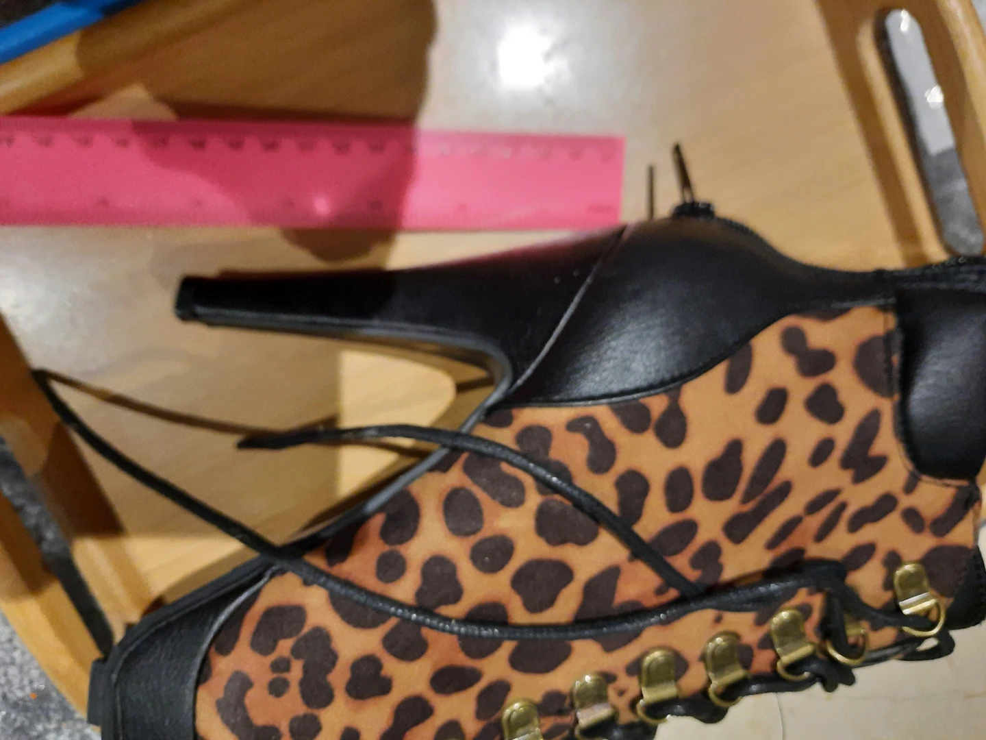 Sexy A$$ Leopard Print Stiletto High Heel Boots - photo 4