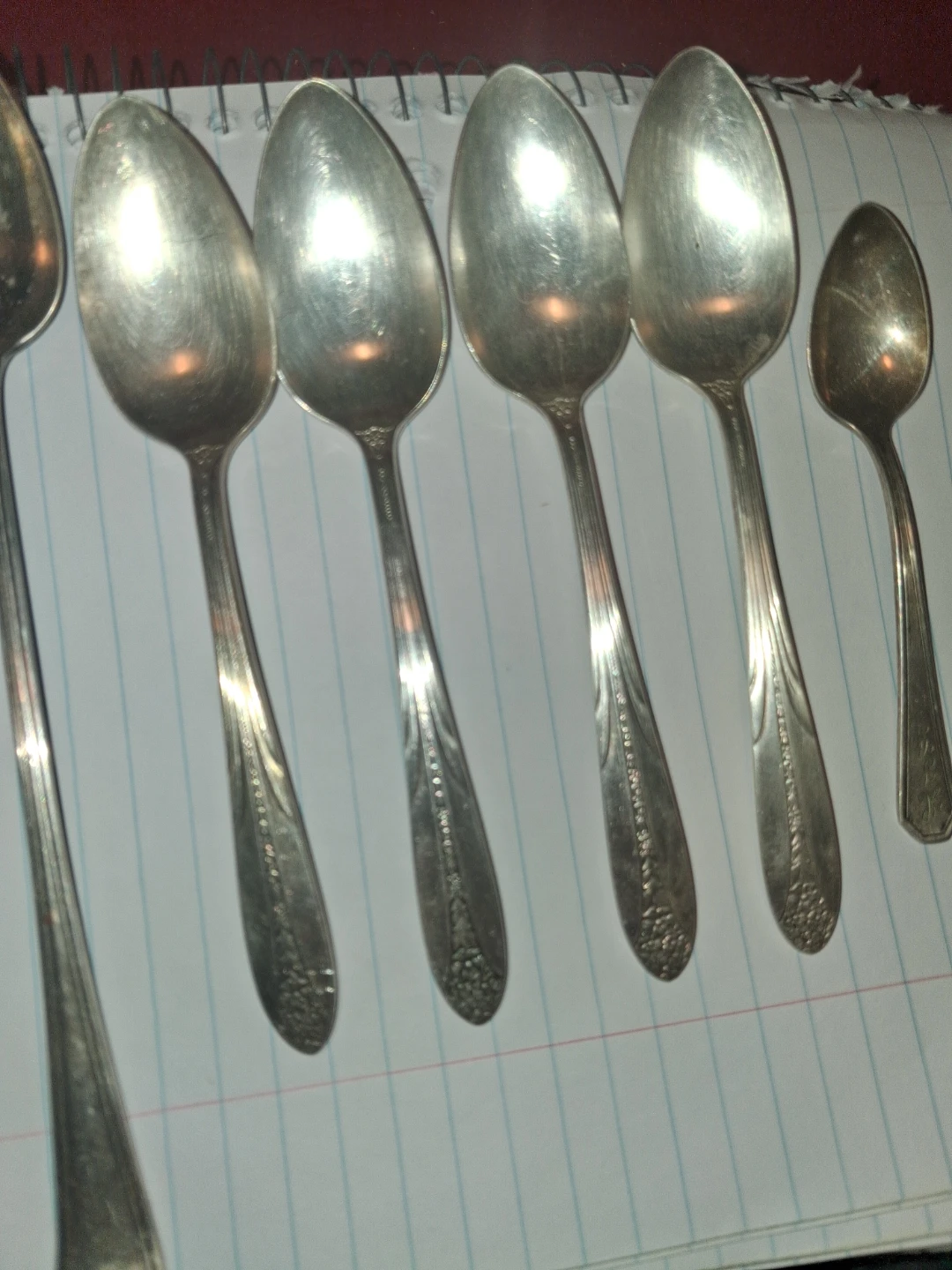 Set of 6 Silver Plated Spoons - photo 2