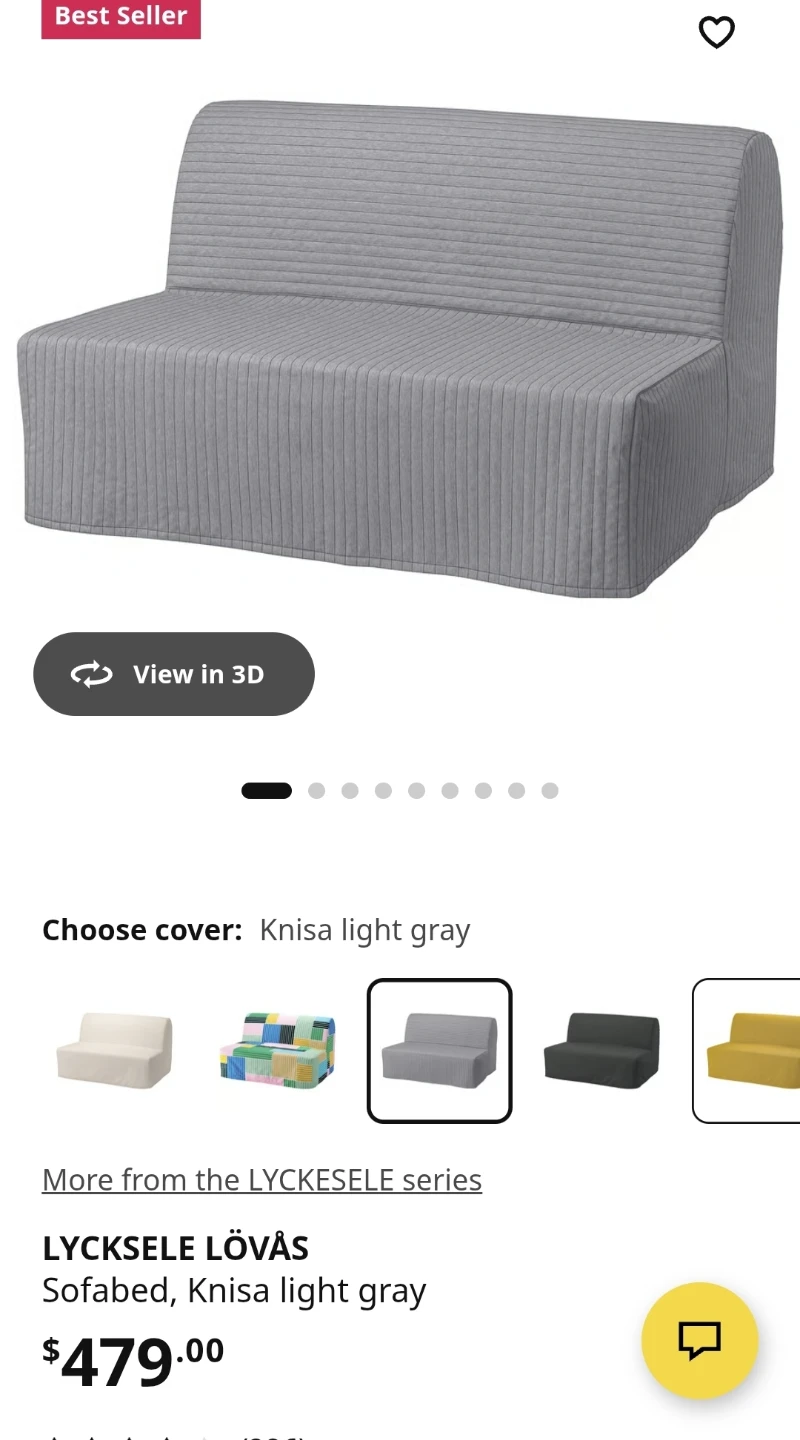 IKEA lycksele lövås Sofa Bed