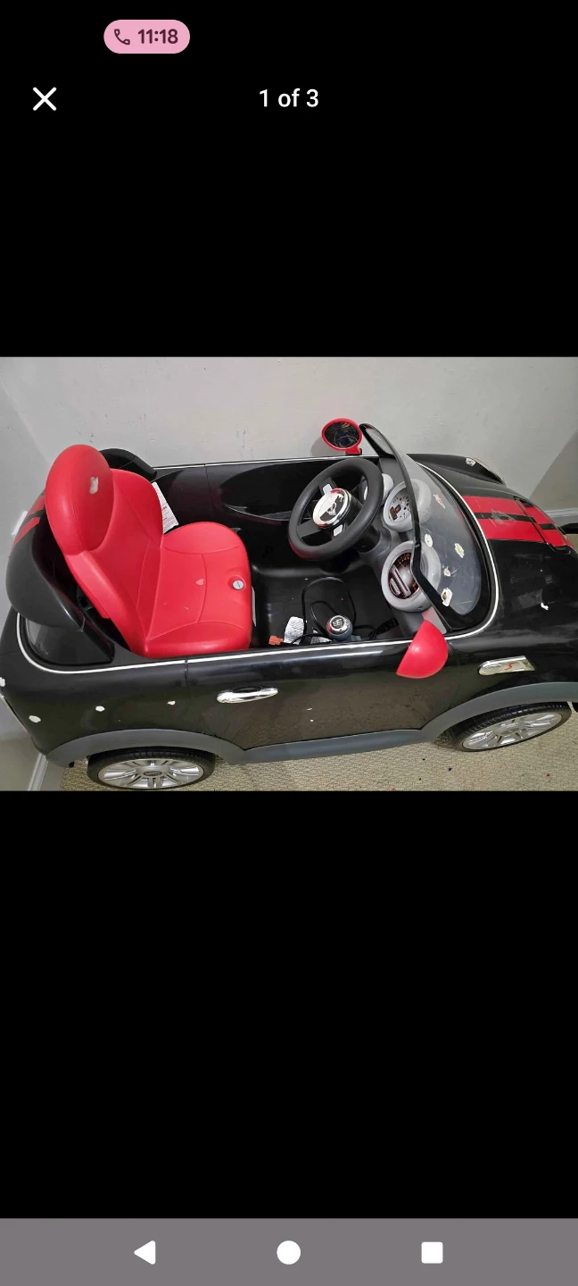 Kids Ride-On Mini Cooper Car
