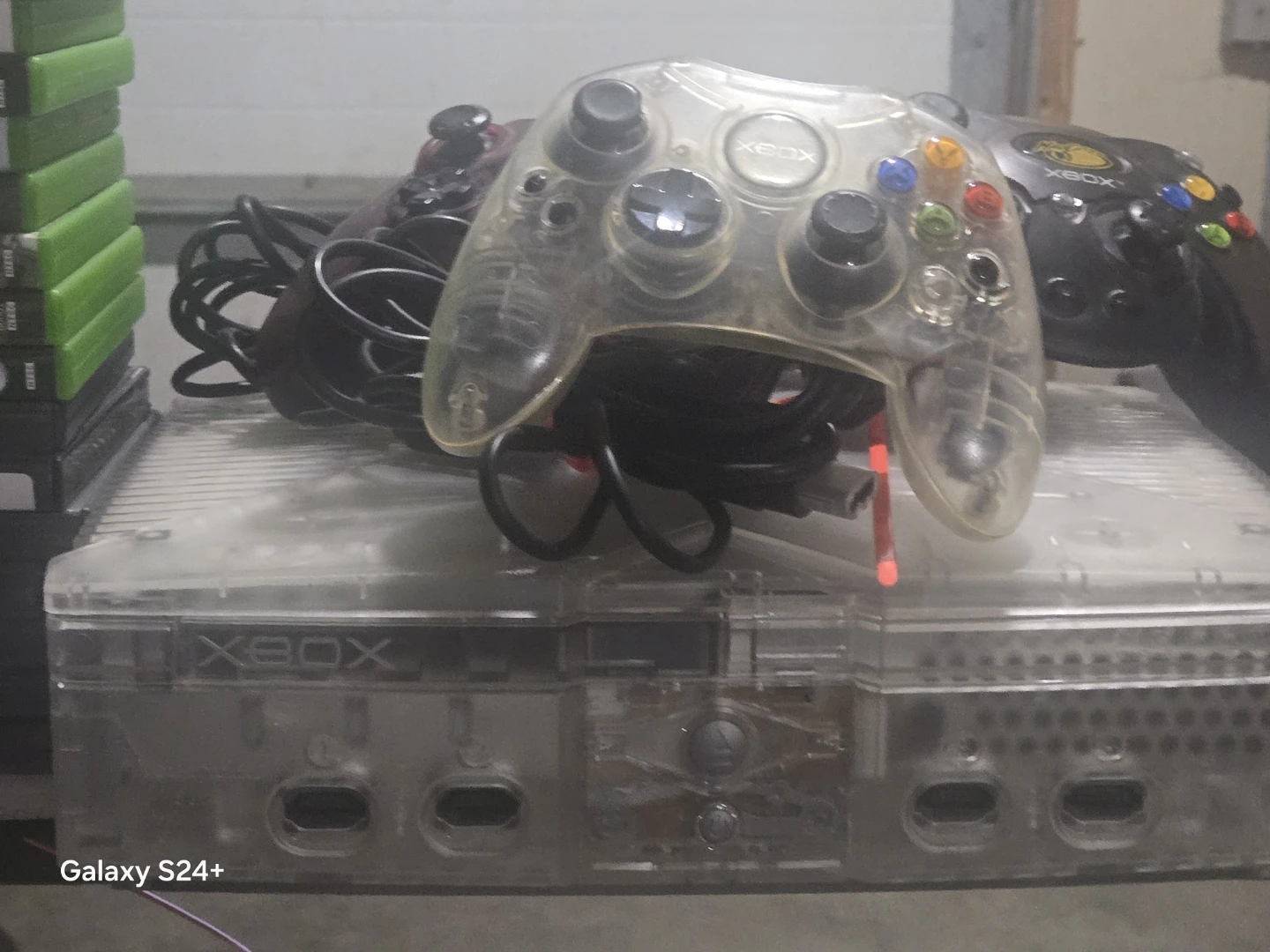 Xbox Console with Games and Controllers - photo 2