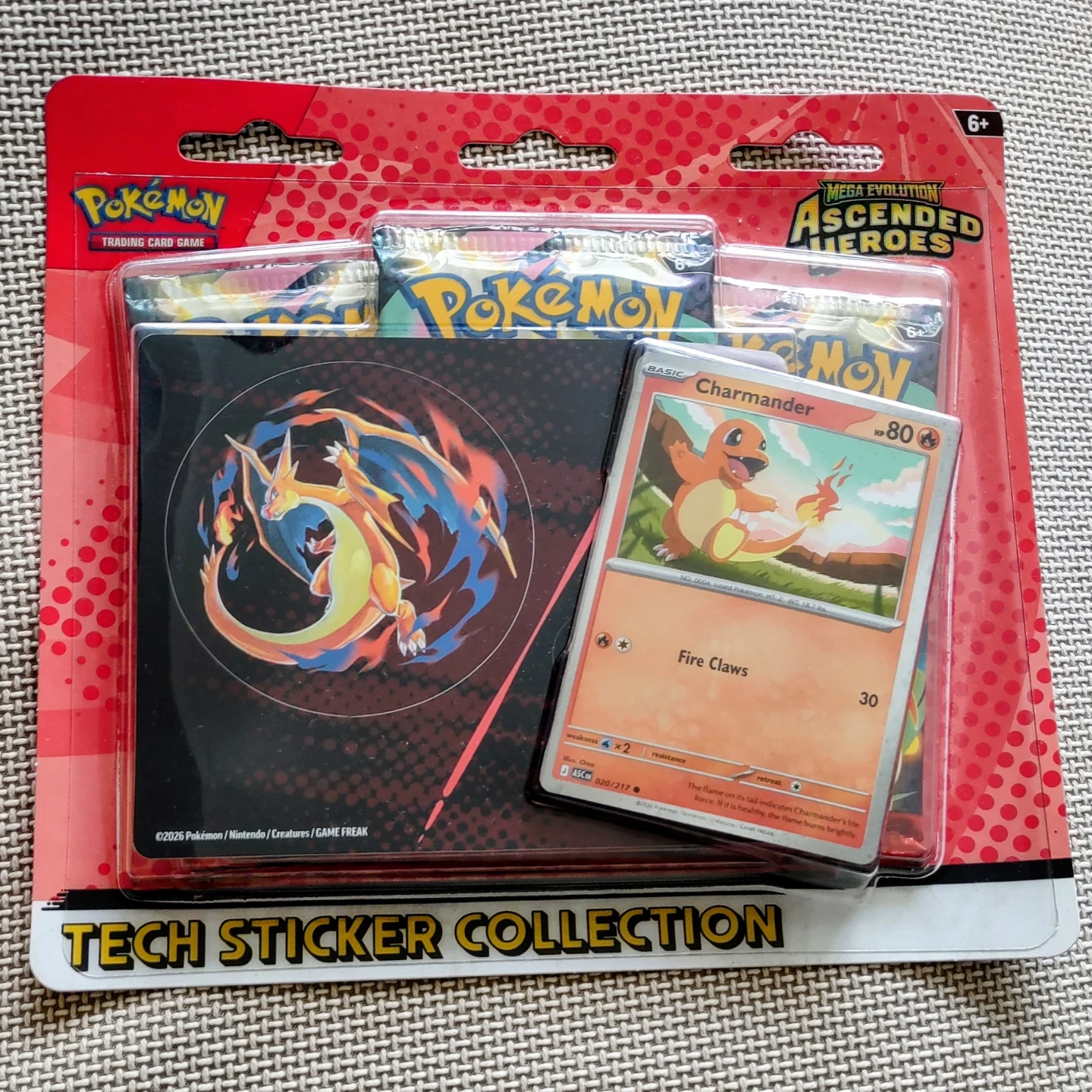 Pokemon Tech Sticker Collection Charmander/Gastly