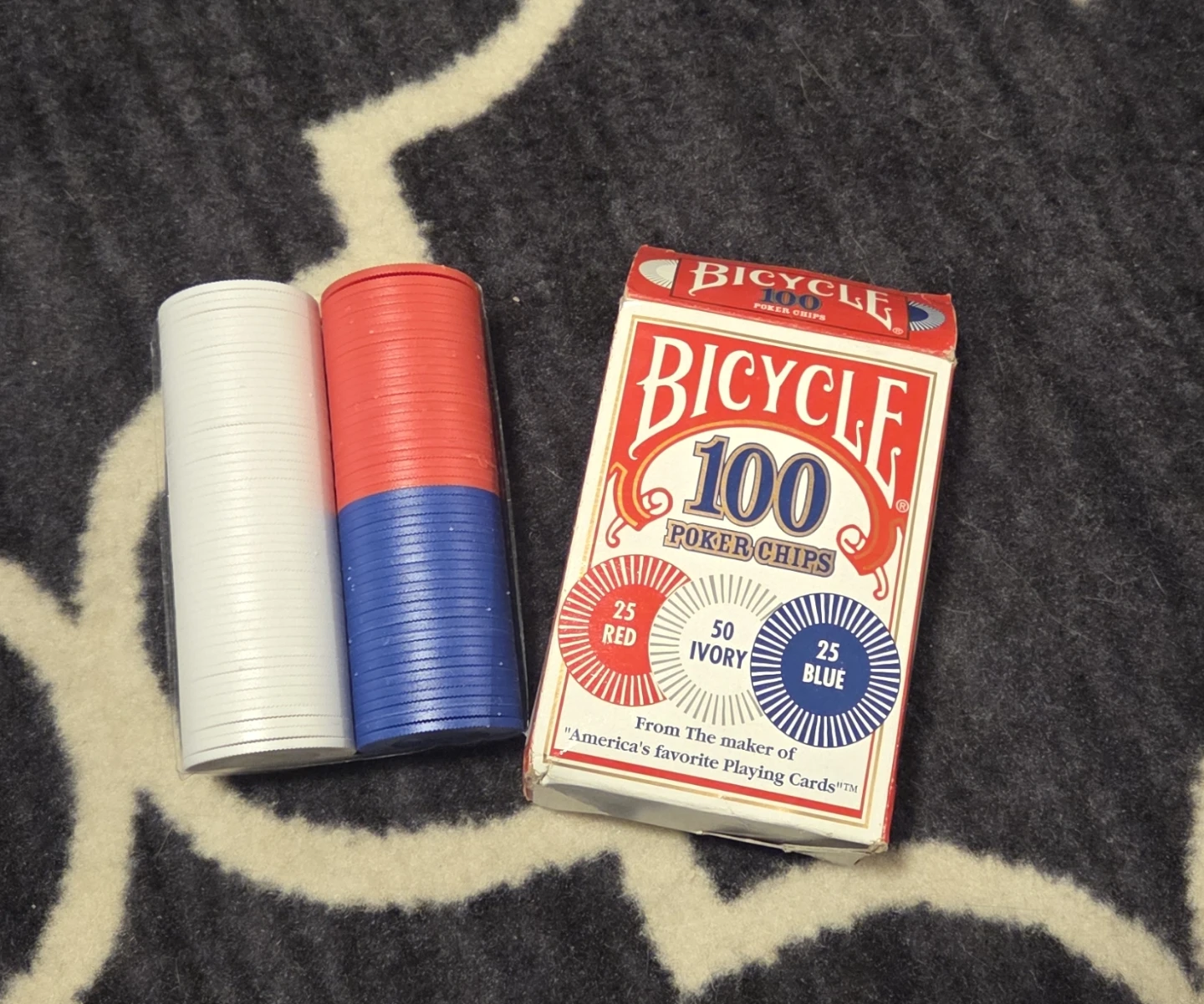 Bicycle 100 Poker Chips