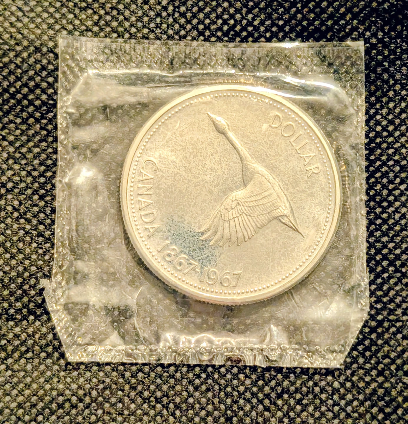 Canada Silver 1967 Centennial Dollar Coin - photo 2
