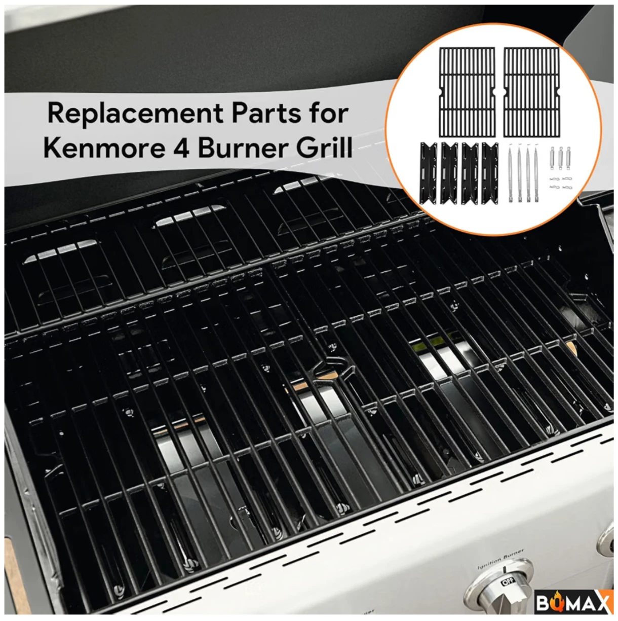 Grill Replacement Parts for Kenmore 4 Burner Grill - photo 2