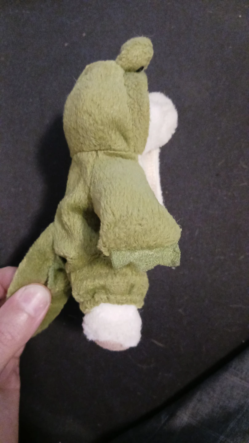 Ganz Stuffed Bear in Frog Costume