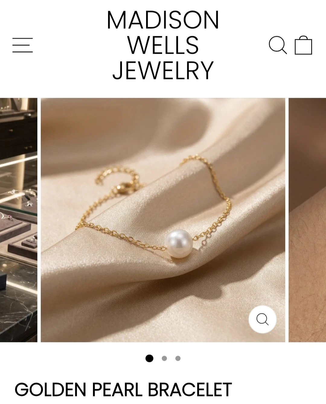 Madison Wells Jewelry Golden Pearl Bracelet - photo 2