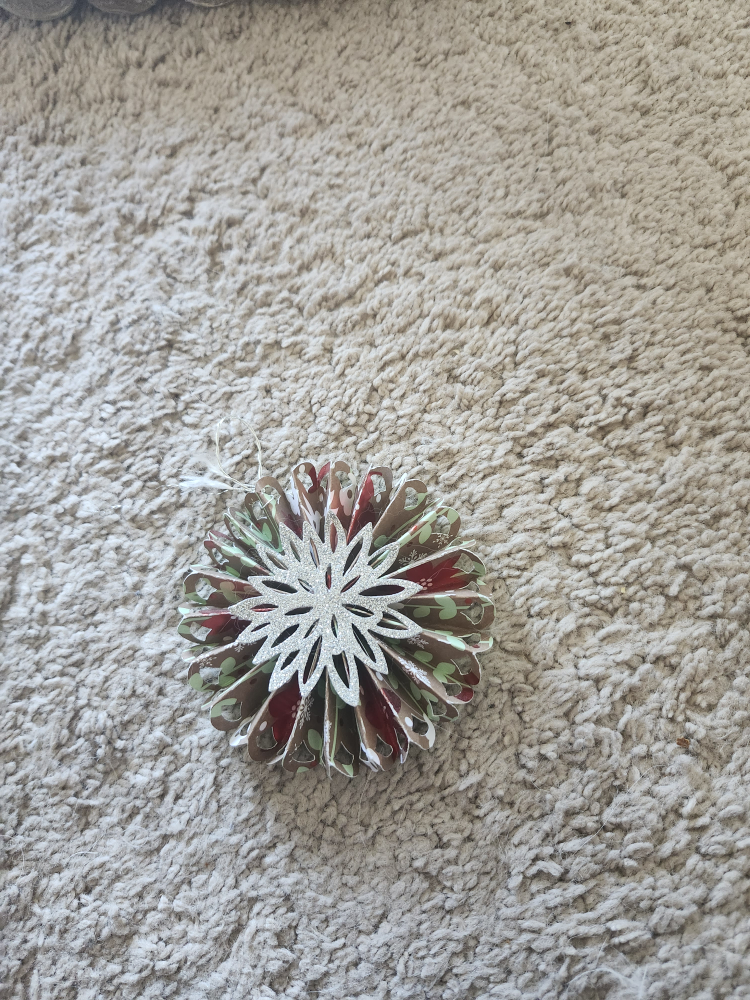 Paper Snowflake Ornament