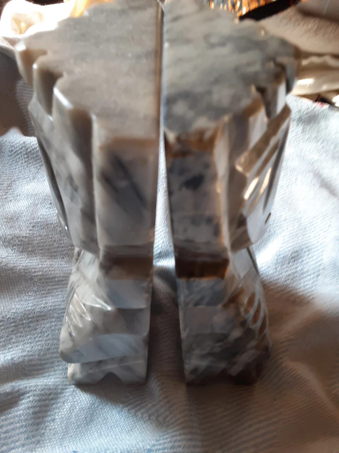 Marble Carved bookends - Set of 2 - photo 2