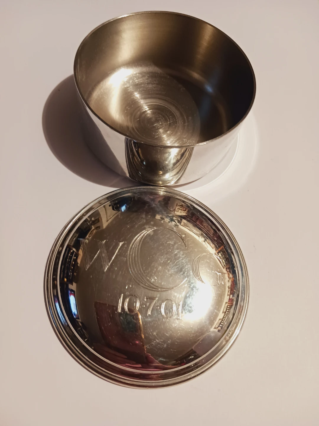 Beautuful Vintage Silver Tone Trinket Box. - photo 3