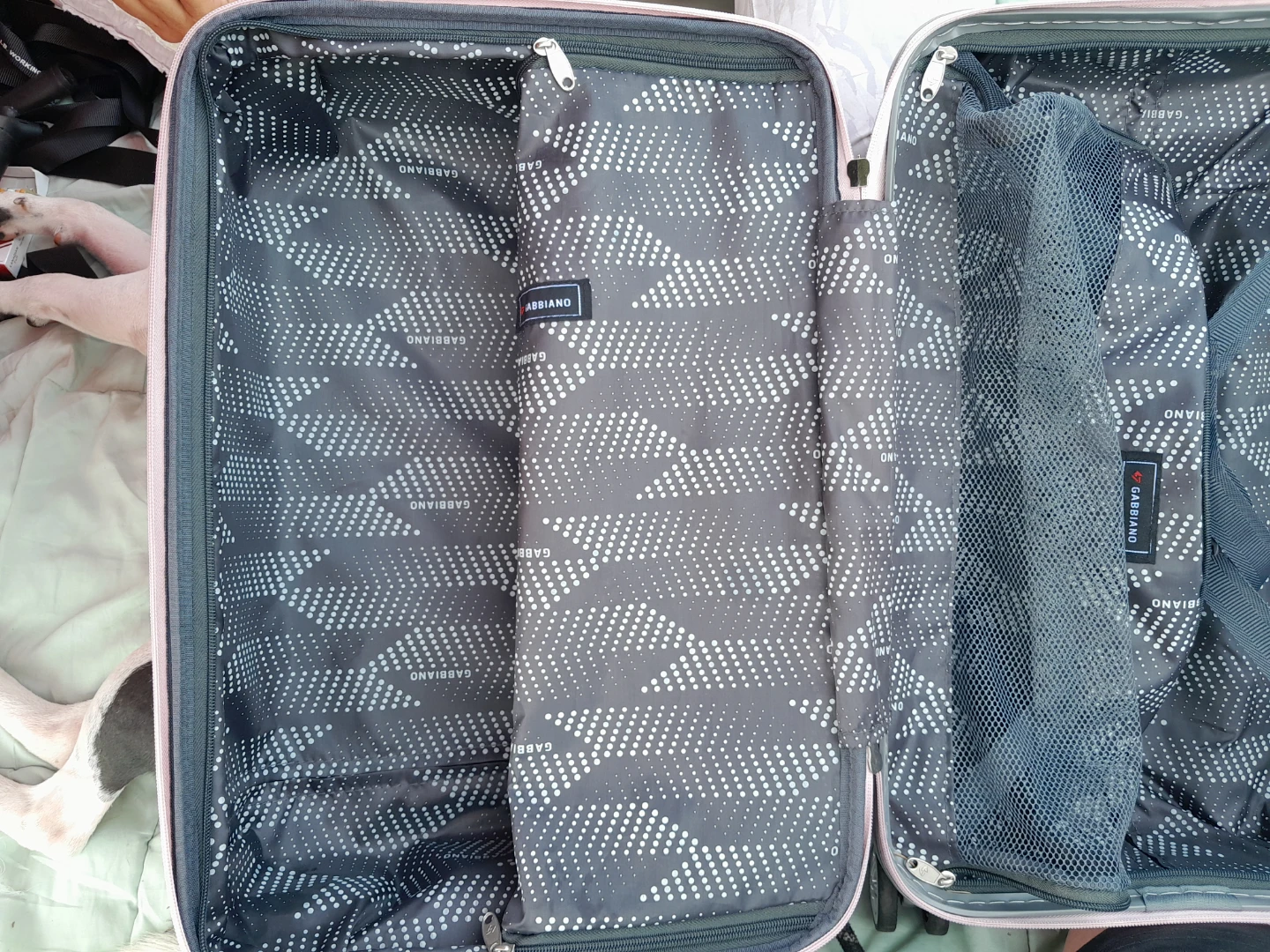 Gabbiano pink rolling suitcase - photo 3