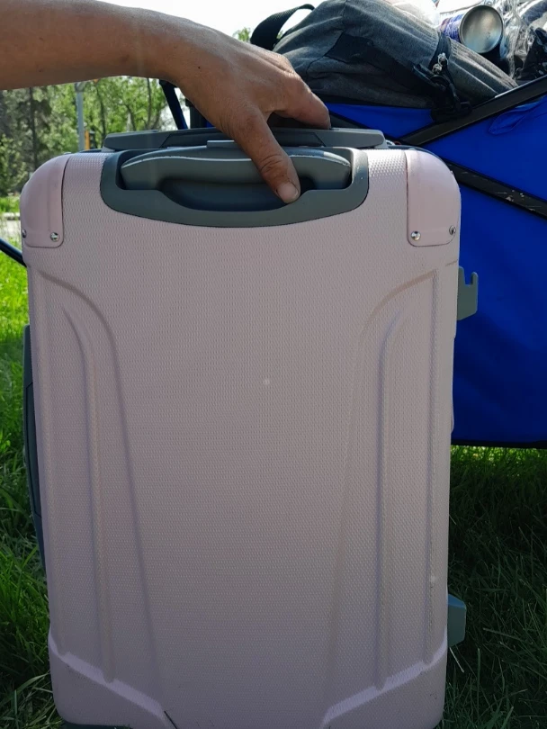 Gabbiano pink rolling suitcase - photo 5