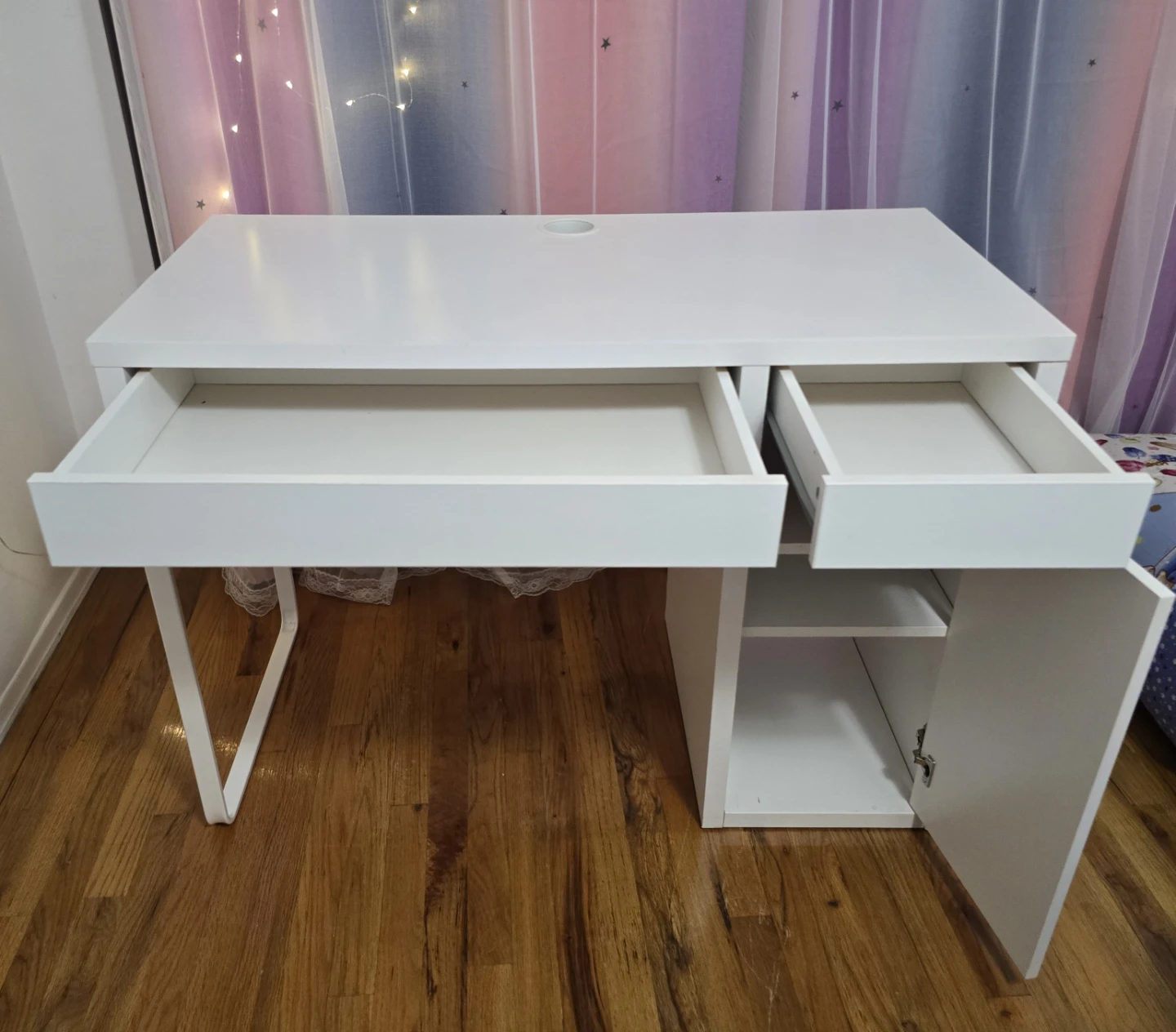 Ikea White Computer Desk - photo 4
