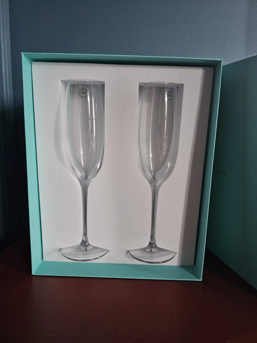 Tiffany & Co. Crystal Champagne Flutes - Set of 2 - photo 3
