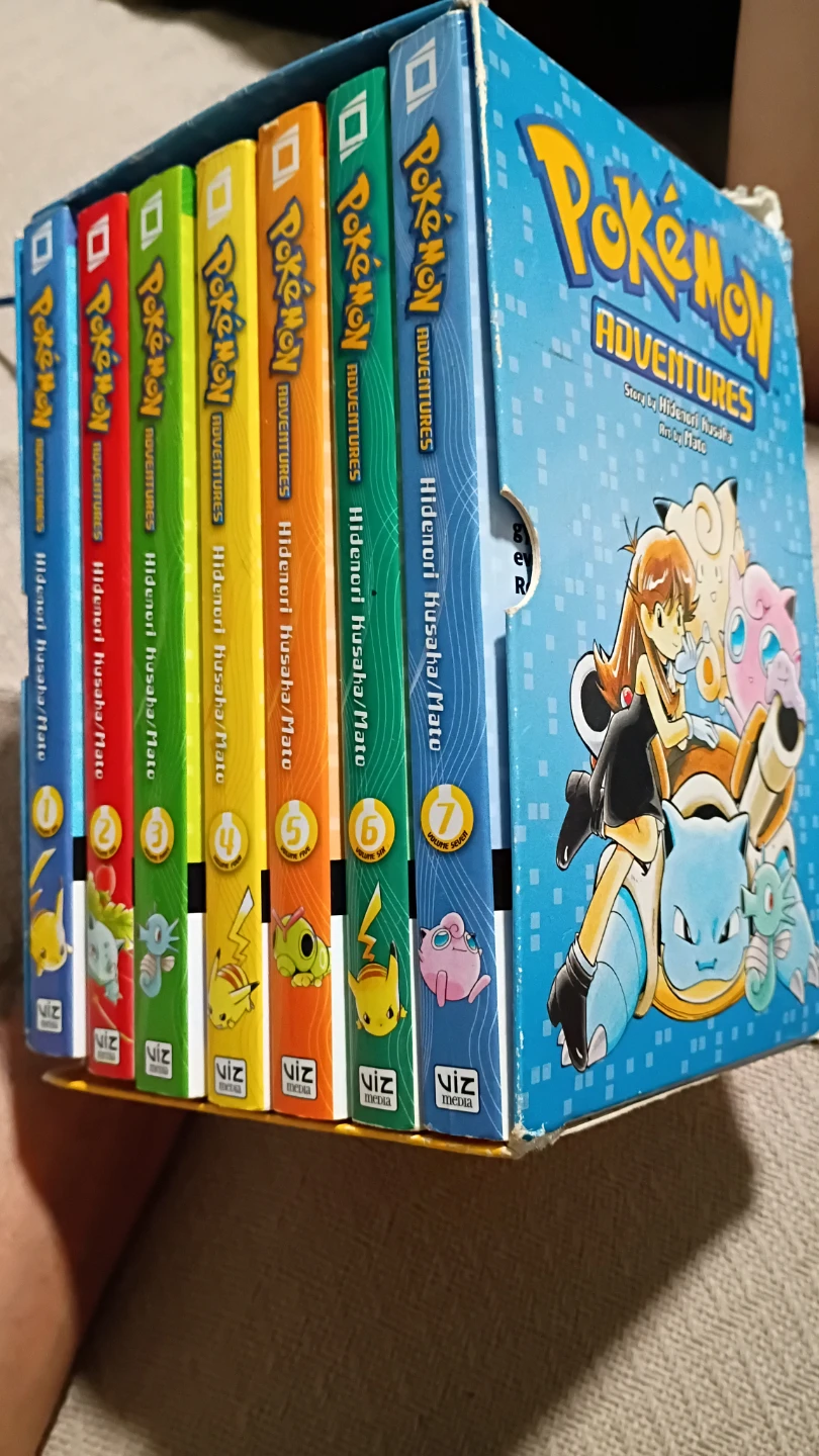 Pokemon Adventures Manga Box Set Volumes 1-7