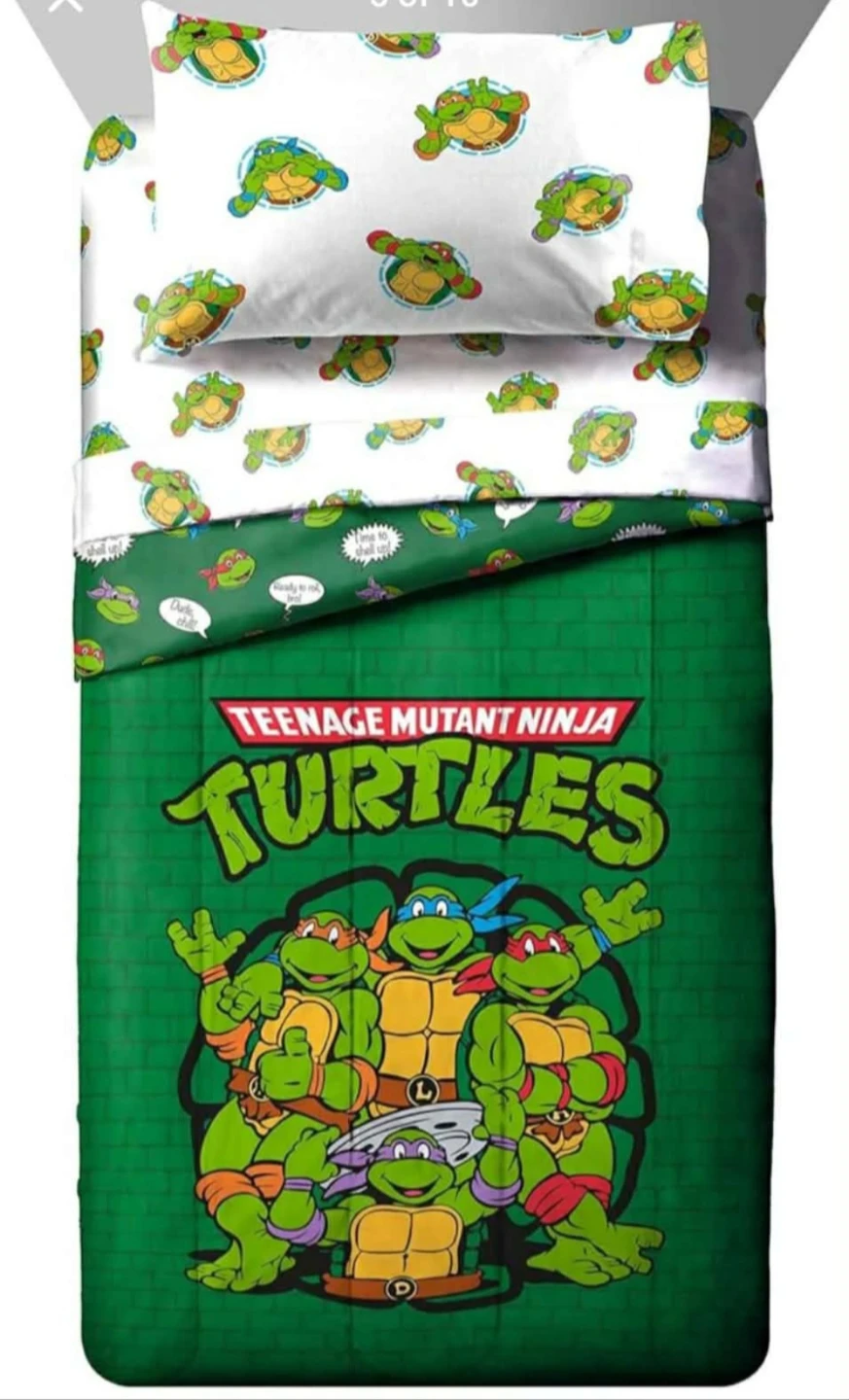Teenage Mutant Ninja Turtles Bedding Set(7 Piece full Bed Set) - photo 5