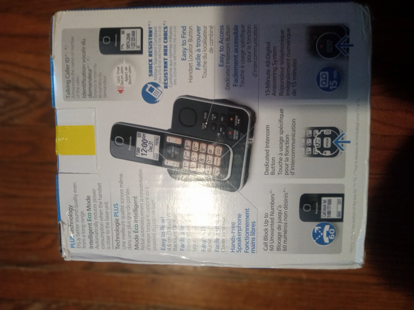 House phone Panasonic Cordless Phone with Answering Machine - photo 4
