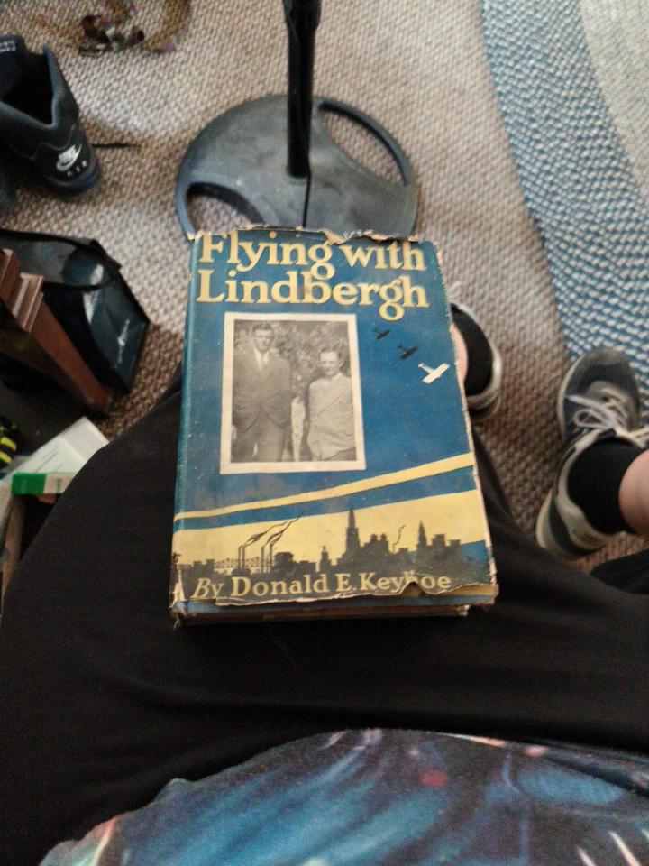 Flying with Lindbergh by Donald E. Keyhoe Vintage Book 1928