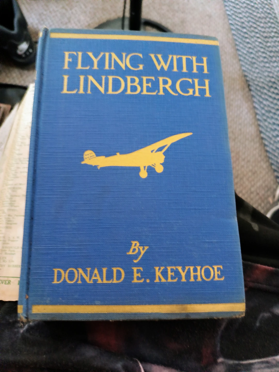 Flying with Lindbergh by Donald E. Keyhoe Vintage Book 1928 - photo 3