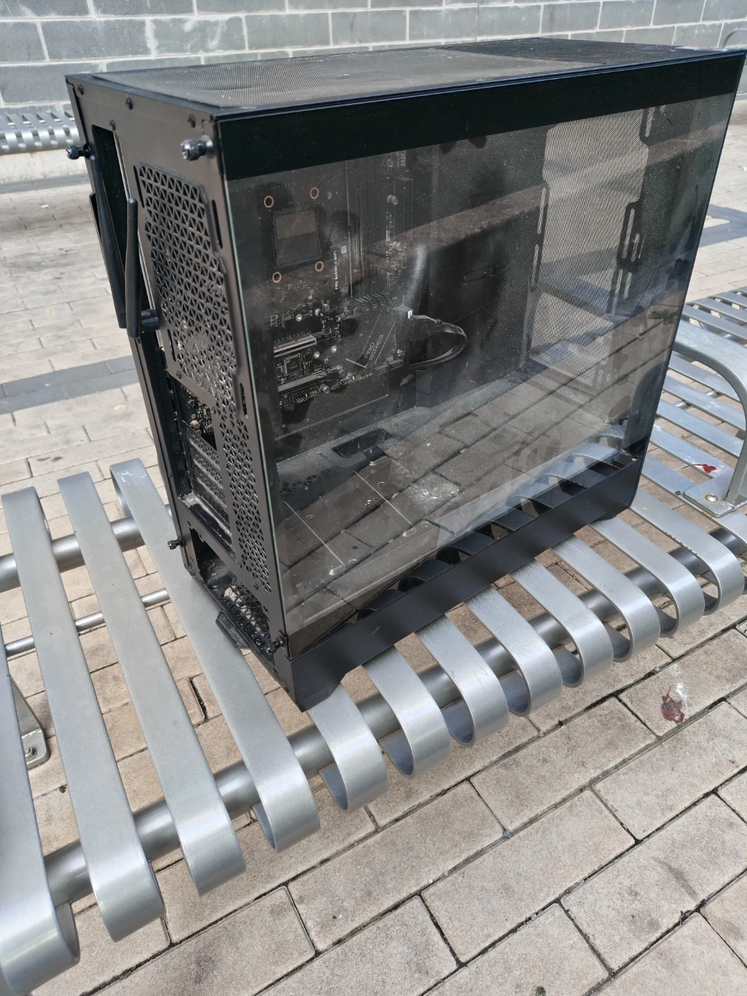 PC Case with Motherboard