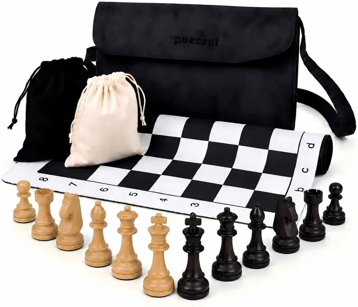 Weighted Chess Set with 3.75 Inch King