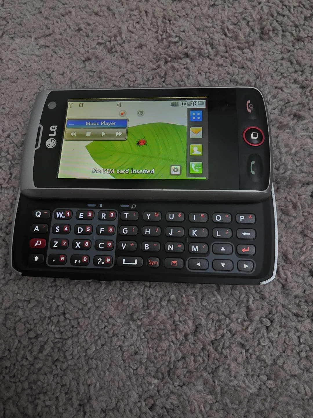 LG Slider Phone with QWERTY Keyboard