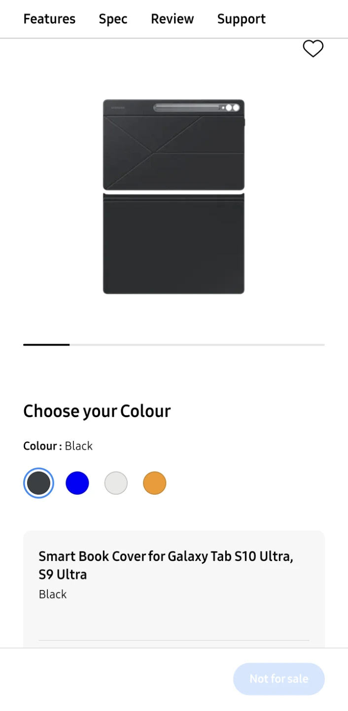 Samsung Galaxy Tab S10 Ultra Smart Book Cover - photo 4