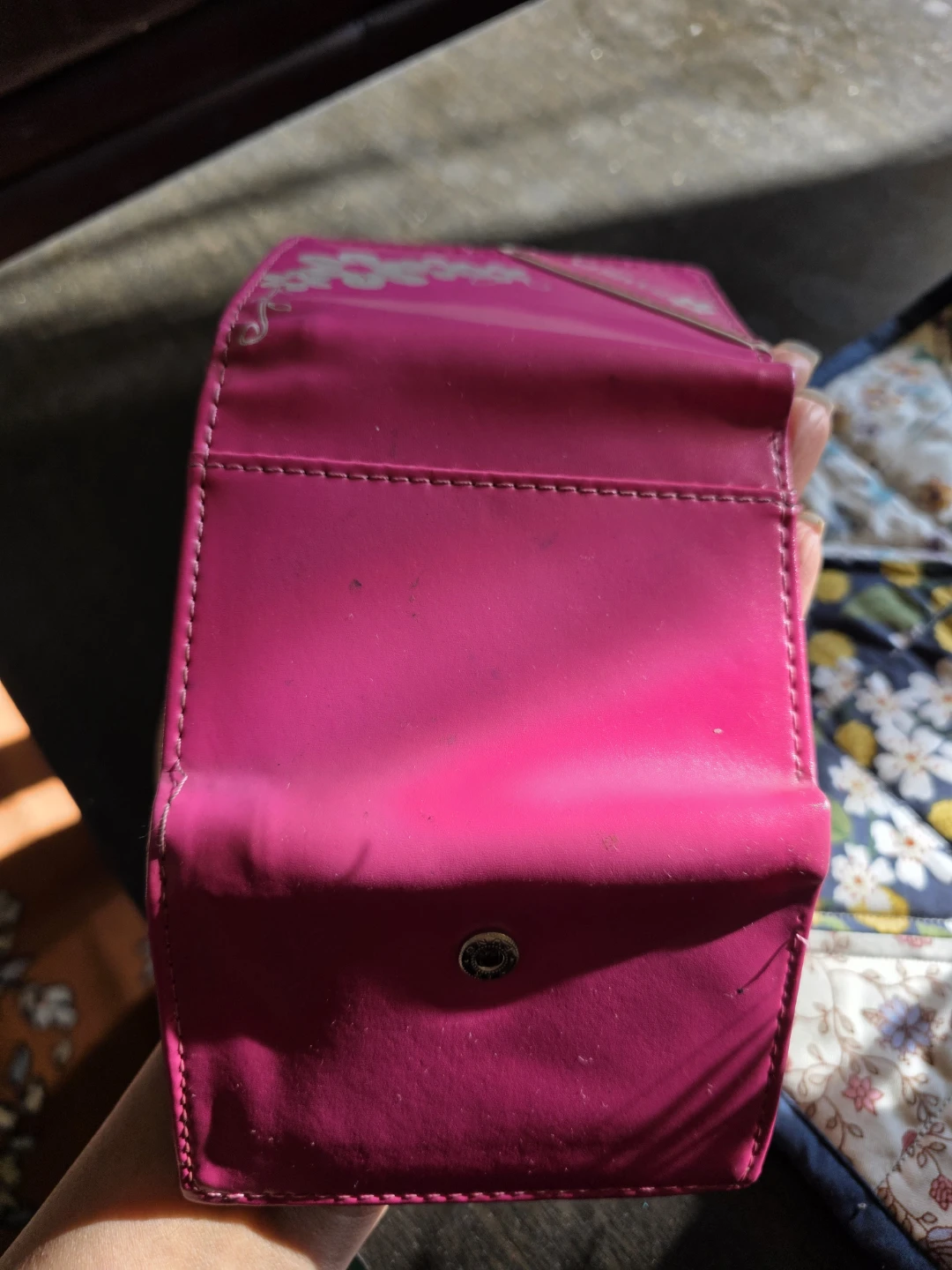 Pink Floral Trifold Wallet - photo 4