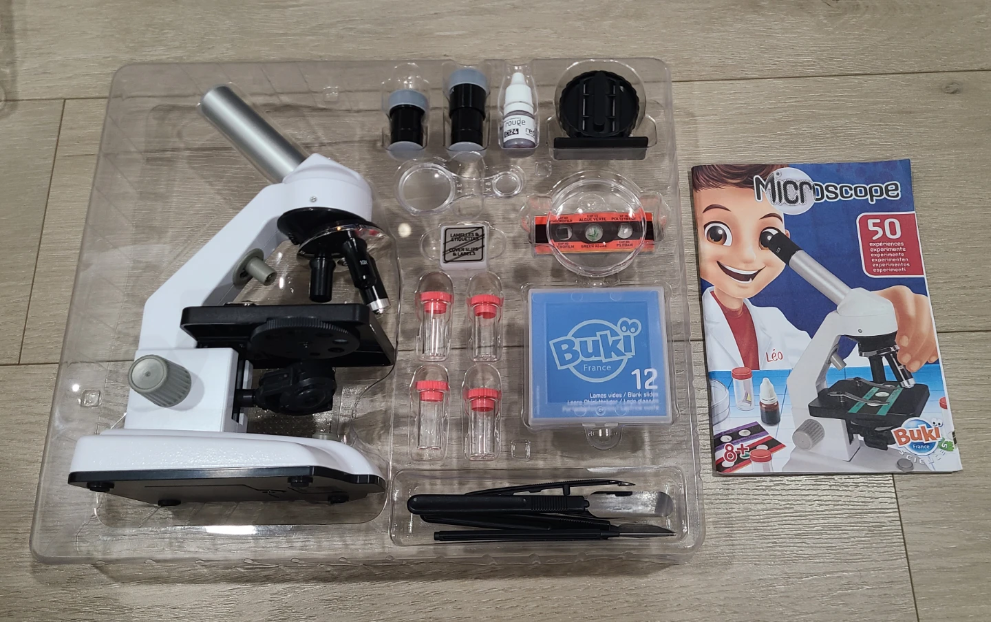 Buki France Microscope 50 Experiments Set - photo 2