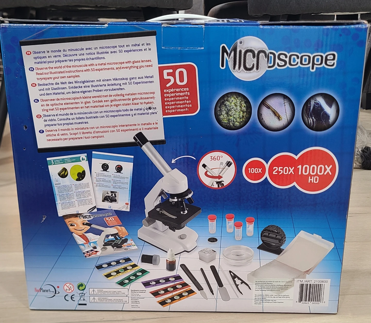 Buki France Microscope 50 Experiments Set - photo 4